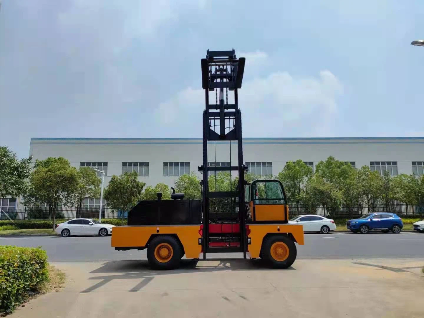 side loading forklift