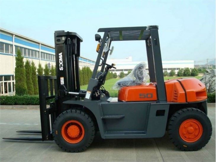 SOCMA Forklift 5 Ton With Isuzu Engine And Competitive Price